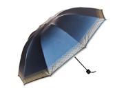 AERUSI Compact Rain UV Ray resistant 10 Framed Travel Umbrella 44in Non Automatic [Adult Sized] Royal Blue