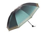 AERUSI Compact Rain UV Ray resistant 10 Framed Travel Umbrella 44in Non Automatic [Adult Sized] Aqua