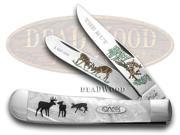 CASE XX White Pearl The Rut Trapper Pocket Knife Knives