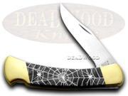 BUCK 110 Custom Black Pearl Corelon Recluse 1 400 Pocket Knife Knives