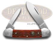HEN ROOSTER AND Red Pick Bone Canoe Pocket Knife Knives
