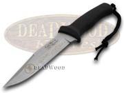HEN ROOSTER AND NRA National Rifle Assoc Black Rubber Hunter Fixed Blade Knife