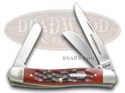 CASE XX Limited Edition Brick Red Bone Stockman Stainless 1 3000 Pocket Knife