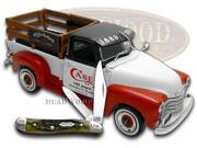 CASE XX 125th Anniversary Olive Bone Peanut 1 2000 Knife ERTL Truck Set