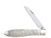 CASE XX Genuine Mother Of Pearl Tear Drop Gent Stainless Pocket Knife Knives