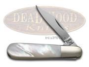 HEN ROOSTER AND Genuine Mother of Pearl Barlow Pocket Knife Knives