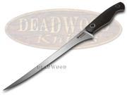 BOKER TREE BRAND Saga Premium Kitchen Cutlery Grenadill Stonewash Fillet Knife