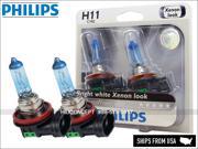 PHILIPS Crystal Vision Ultra H11 Headlight BULBS Pack of 2