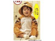 Kigurumi Spring Baby Infant Unisex Cosplay Animal Hoodie Pajamas Pyjamas Costume Onepiece Outfit Sleepwear Tiger