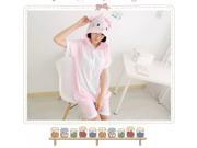 Kigurumi Onepiece KK229 Adult Unisex Costume for Spring and Summer Pink Kitty