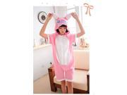Kigurumi Onepiece KK238 Adult Costume for Spring and Summer Pink Stitch