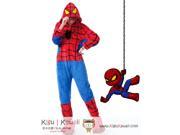 Intelligent Handsome Spiderman Kigurumi Unisex Cosplay Animal Hoodie Pajamas Pyjamas Costume Outfit Sleepwear KK294