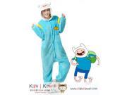 The Adventure Time Smart Finn the Human Kigurumi Unisex Cosplay Animal Hoodie Pajamas Pyjamas Costume Outfit Sleepwear KK282
