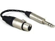 ZY HiFi Cable Pailiccs Cable Balance Headphone Stereo Cable 4 Pin XLR Female to 6.35 Male ZY 006