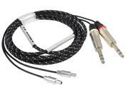 ZY HiFi Cable Sennheiser HD800 Headphone Upgrade Cable TRS Balance Double 6.35TRS Plug ZY 046