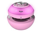SHABA VS 10 Portable Bluetooth LED Light Speaker Handfree Phone Speaker Pink