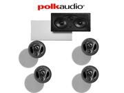 Polk Audio 700 LS Polk Audio 255C LS 5.0 Vanishing Series In Ceiling In Wall Home Theater Speaker Package