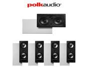 Polk Audio 265 RT Polk Audio 255C LS 5.0 Vanishing Series In Wall Home Theater Speaker Package