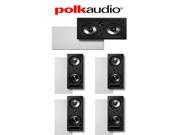Polk Audio 265 LS Polk Audio 255C RT 5.0 Vanishing Series High Performance In Wall Home Theater Speaker System