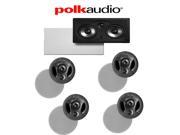 Polk Audio 900 LS Polk Audio 255C RT 5.0 Vanishing Series In Ceiling In Wall Home Theater Speaker Package