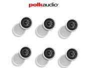 Polk Audio MC80 High Performance In Ceiling Speaker 6 Pack