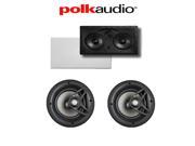 Polk Audio V80 255C RT 3.0 Vanishing Series High Performance In Wall In Ceiling Speaker Package