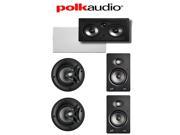 Polk Audio V60 V65 255C RT 5.0 Vanishing Series In Wall In Ceiling Home Theater Speaker System