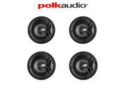 Polk Audio V60 High Performance Vanishing In Ceiling Speakers 4 Pack