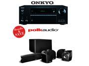 Onkyo TX NR656 7.2 Channel Network A V Receiver A Polk Audio TL1600 Home Theater Speaker Package