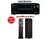 Onkyo TX NR656 7.2 Channel Network A V Receiver 1 Pair of Polk Audio TSi 300 Floorstanding Loudspeakers Bundle