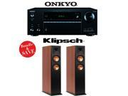 Onkyo TX NR656 7.2 Channel Network A V Receiver 1 Pair of Klipsch RP 250F Reference Premiere Floorstanding Loudspeakers Cherry Bundle