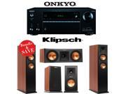 Onkyo TX NR656 7.2 Channel Network A V Receiver Klipsch RP 250F Klipsch RP 250C Klipsch RP 150M Cherry 5.0 Reference Premiere Home Theater Package