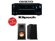 Onkyo TX NR656 7.2 Channel Network A V Receiver 1 Pair of Klipsch RP 160M Reference Premiere Monitor Speakers Bundle