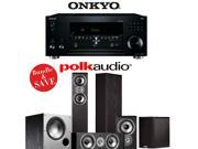 Onkyo TX RZ810 7.2 Channel Network A V Receiver Polk Audio TSi 400 Polk Audio TSi 100 Polk Audio CS10 Polk Audio PSW108 5.1 Home Theater Package