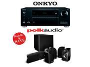 Onkyo TX RZ610 7.2 Channel Network A V Receiver A Polk Audio TL1600 5.1 Home Theater Speaker Package