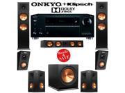 Klipsch RP 280F 5.1.2 Dolby Atmos Home Theater System with Onkyo TX RZ710 7.2 Ch Network A V Receiver