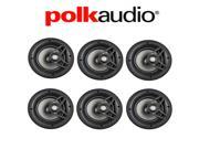 Polk Audio V80 High Performance Vanishing In Ceiling Loudspeakers 6 Pack