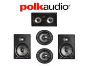 Polk Audio V85 Vanishing Series 5.0 In Wall In Ceiling Home Theater System V85 V80 255C RT