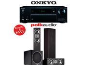 Onkyo TX NR656 7.2 Channel Network A V Receiver Polk Audio TSi 300 Polk Audio CS10 Polk Audio PSW110 3.1 Home Theater Package
