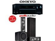 Onkyo TX NR656 7.2 Channel Network A V Receiver Polk Audio TSi 400 Polk Audio CS10 Polk Audio PSW110 3.1 Home Theater Package