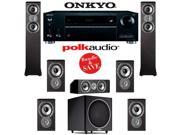 Polk Audio TSi 300 7.1 Home Theater System with Onkyo TX RZ610 7.2 Ch Network A V Receiver