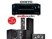 Onkyo TX RZ610 7.2 Channel Network A V Receiver Polk Audio TSi 500 Polk Audio TSi 200 Polk Audio CS10 Polk Audio PSW110 5.1 Home Theater Package