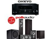 Onkyo TX RZ810 7.2 Channel Network A V Receiver Polk Audio TSi 300 Polk Audio TSi 100 Polk Audio CS10 Polk Audio PSW110 5.1 Home Theater Package