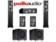 Polk Audio TSi 300 5.2 Home Theater Speaker System TSi 300 TSi 100 CS10 PSW110
