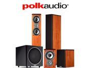 Polk Audio TSi 300 4.1 Home Theater Speaker System in Cherry TSi 300 TSi 100 PSW110