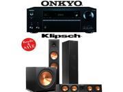Klipsch RP 280F 3.1 Reference Premiere Home Theater System with Onkyo TX NR656 7.2 Ch Network A V Receiver