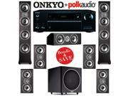 Polk Audio TSi 500 7.1 Home Theater System with Onkyo TX NR656 7.2 Ch Network AV Receiver