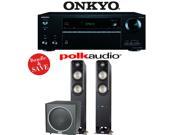 Onkyo TX NR656 7.2 Channel Network A V Receiver Polk Audio S55 Polk Audio PSW110 2.1 Home Theater Package