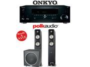 Onkyo TX RZ810 7.2 Channel Network A V Receiver Polk Audio S55 Polk Audio PSW110 2.1 Home Theater Package