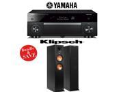 Yamaha RX A1060BL AVENTAGE 7.2 Channel Dolby Atmos Network A V Receiver 1 Pair of Klipsch RP 260F Reference Premiere Dual 6.5 Inch Floorstanding Loudspeaker